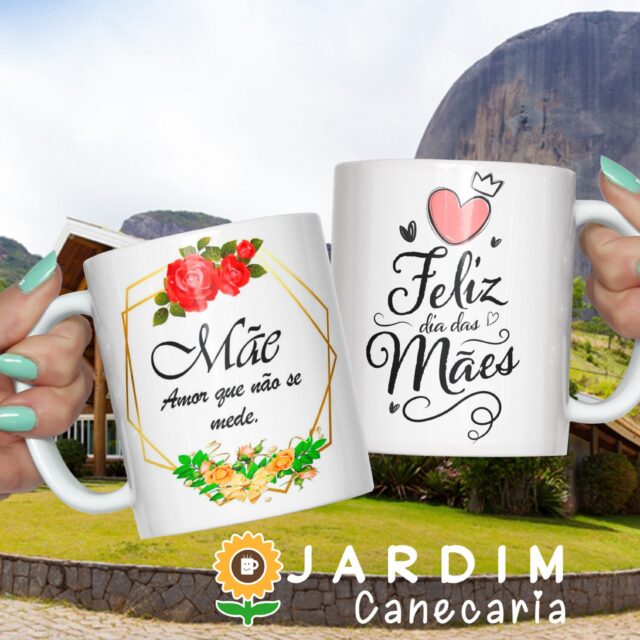CANECA PORCELANA PERSONALIZADA DIA DAS MÃES